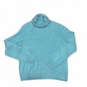 Light Teal Turtleneck Sweater